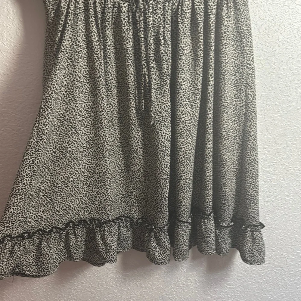 SOLD Sienna Sky Black and White Mini Dress - Picture 5 of 5